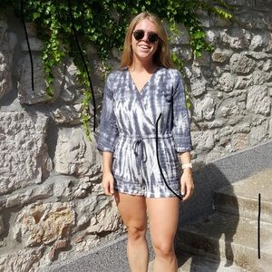 Cloth & Stone Tie Dye Romper